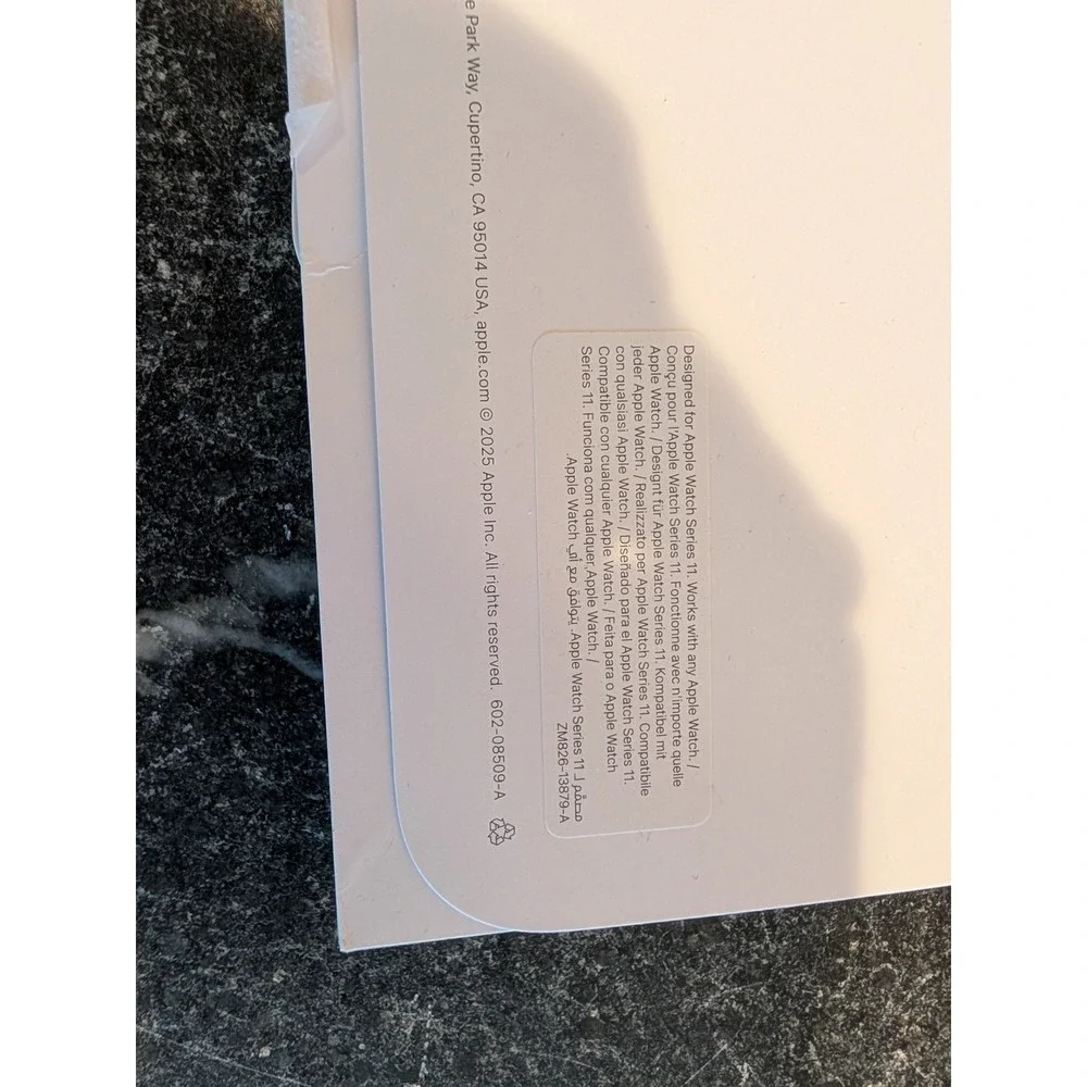 Apple Watch Sport Band Series 11 Light Pink Stainless Steel Pin NEW - OPEN BOX
